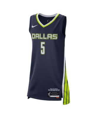 Men's and Women's&nbsp;Paige Bueckers Navy Dallas Wings 2025 WNBA Draft Explorer Edition Victory Player Jersey