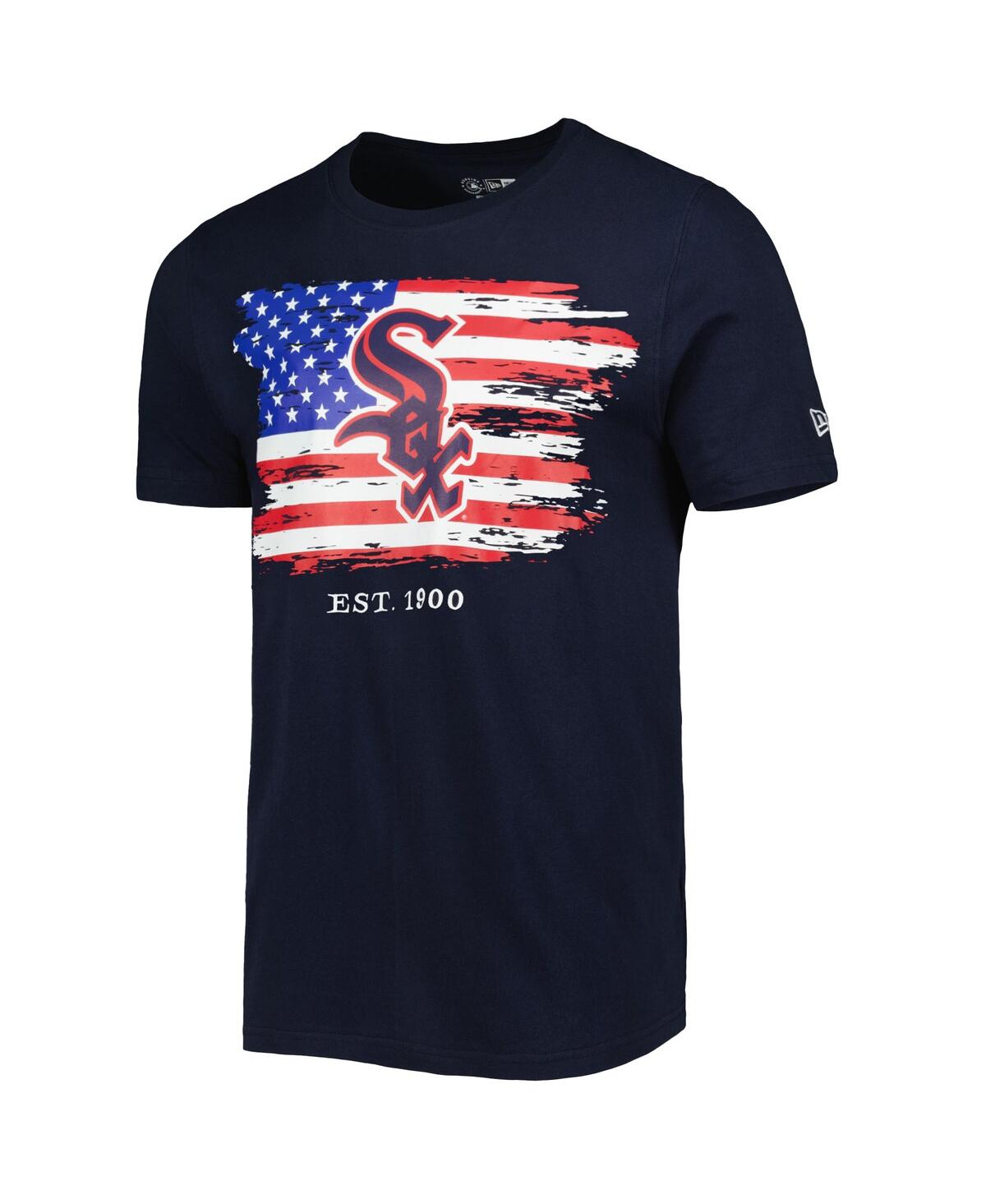 NEW ERA MEN'S NAVY CHICAGO WHITE SOX 4TH OF JULY JERSEY T-SHIRT 