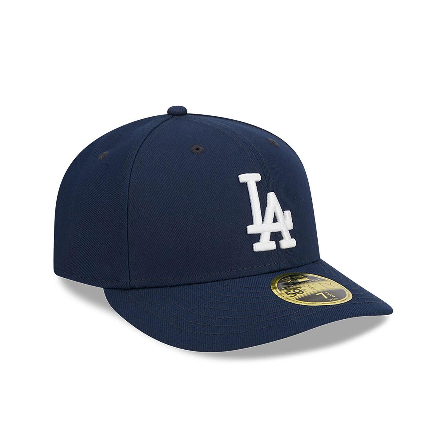 Men's Navy Los Angeles Dodgers Oceanside Low Profile 59FIFTY Fitted Hat