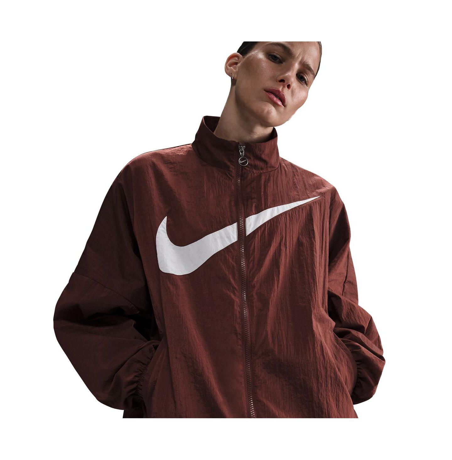 Женская куртка Nike Brown Club America CA x CA Essential Woven Full-Zip — фото 3