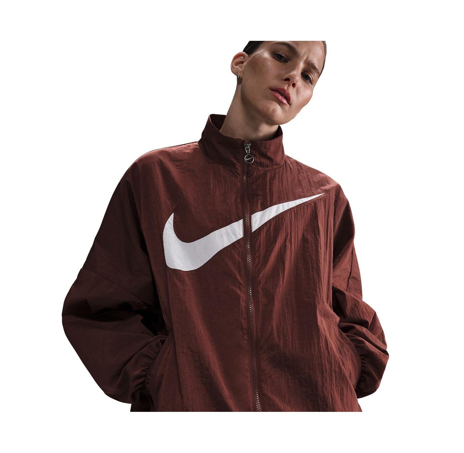 Women's Brown Club America CA x CA Essential Woven Full-Zip Jacket