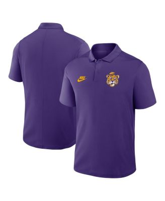 Nike - Men's Purple LSU Tigers Primetime Victory Legacy Vault Logo Performance Polo Shirt