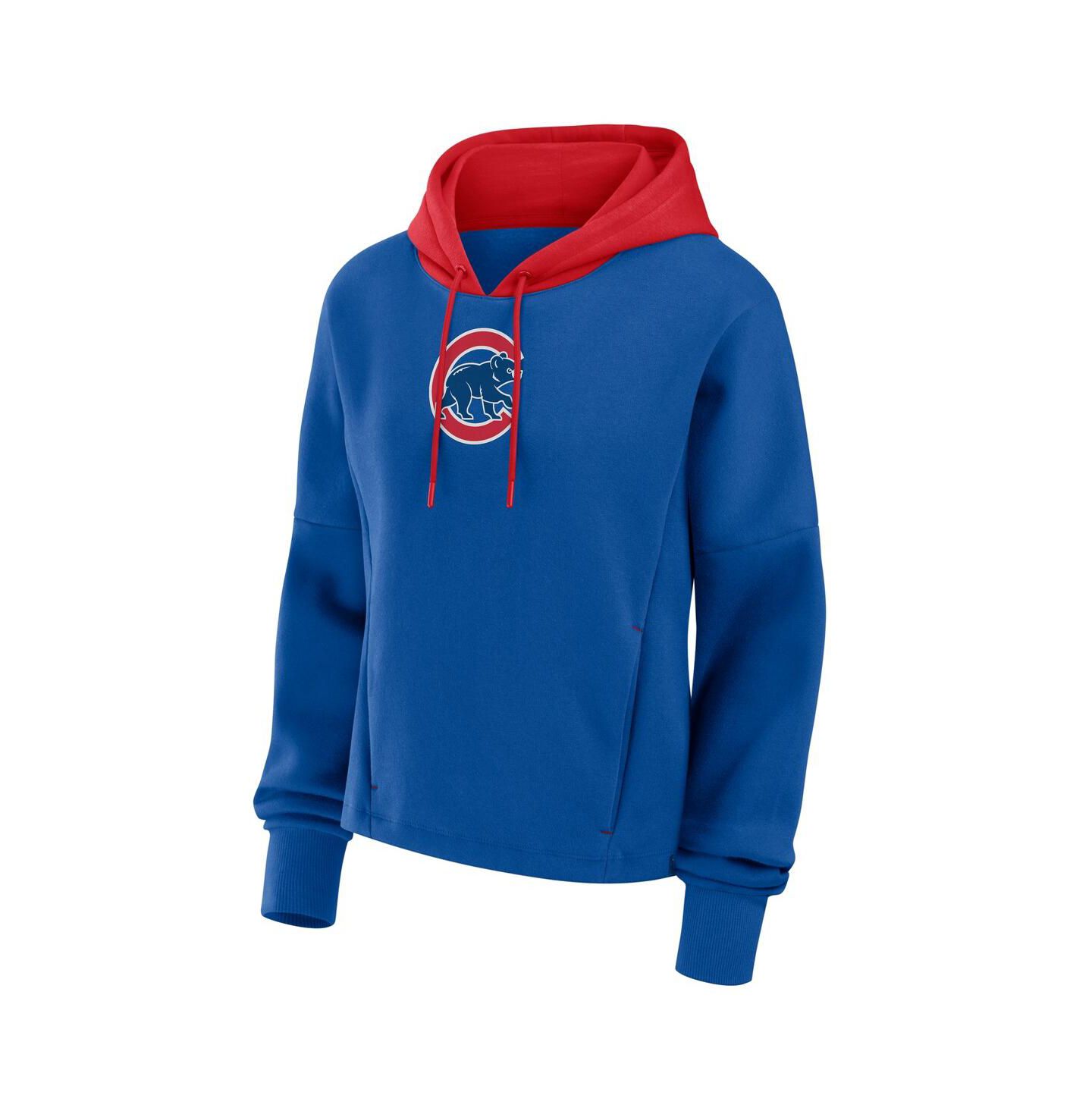 Женское худи Fanatics Royal Chicago Cubs Oversized Legacy Favorite Spectator Pullover — фото 2