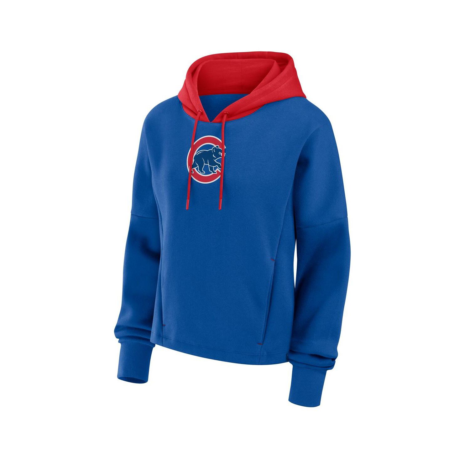 Women's Royal Chicago Cubs Oversized Legacy Favorite Spectator Pullover Hoodie