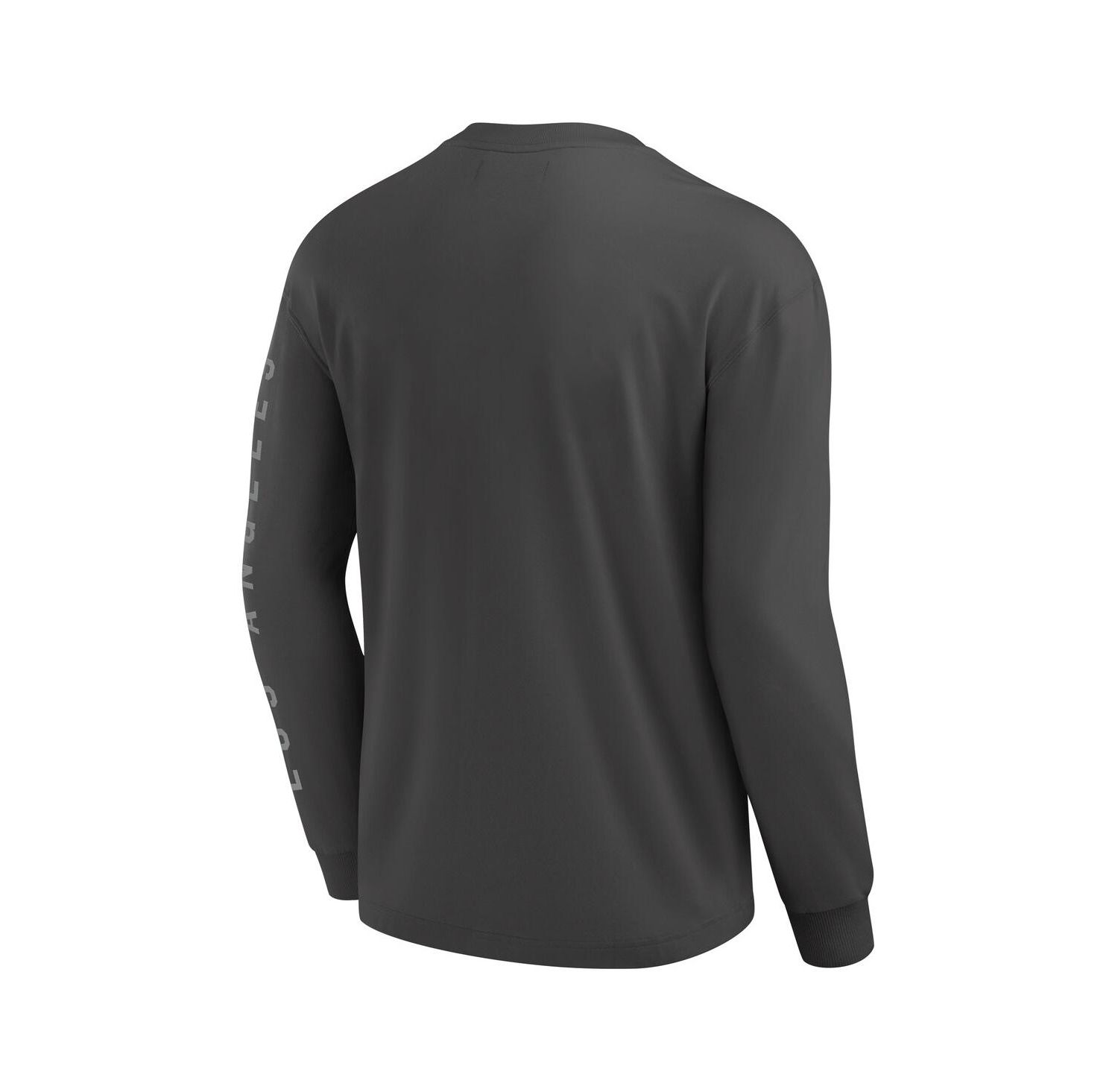 Men's Gray Los Angeles Lakers Elements Future Ground Tonal Info Long Sleeve T-Shirt