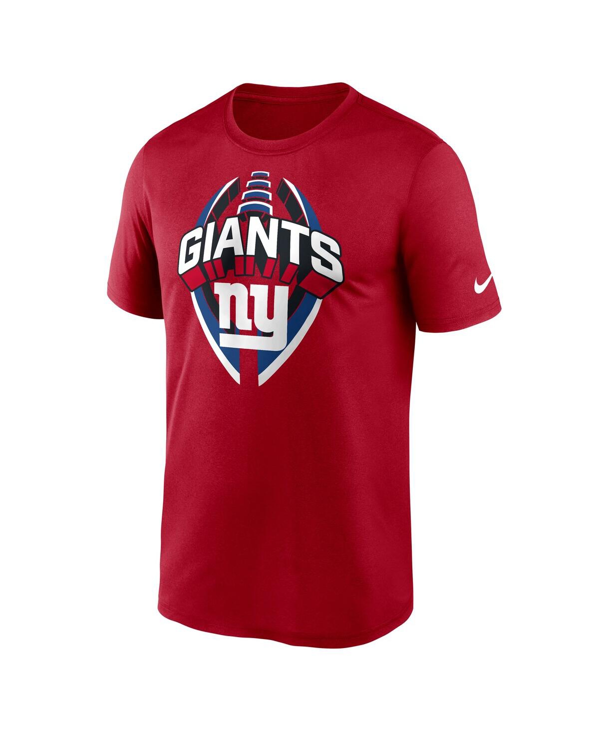 Nike Men's Red New York Giants Legend Icon Performance T-shirt In Red