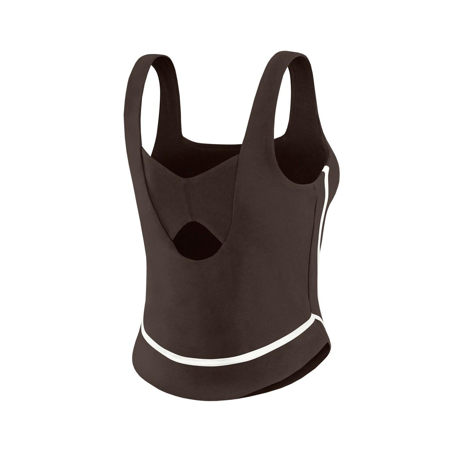 Women's Brown San Diego Padres Square Neck Tank Top