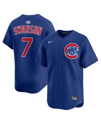 Nike - Men's Dansby Swanson Royal Chicago Cubs Alternate Limited Jersey