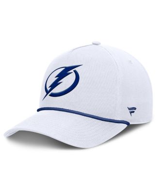 Fanatics - Men's White Tampa Bay Lightning Rope A-Frame Adjustable Hat