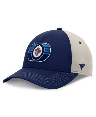 Fanatics - Men's Navy/Gray Winnipeg Jets 2025 Stanley Cup Playoffs Locker Room Trucker Adjustable Hat