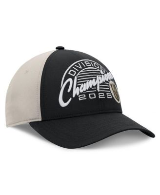 Men's Black Vegas Golden Knights 2025 Pacific Division Champions Locker Room Adjustable Hat