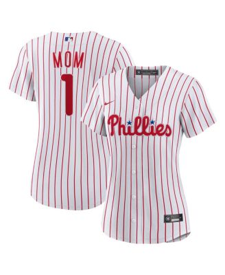 Nike - Women's&nbsp;White Philadelphia Phillies 1 Mom Home Replica Jersey