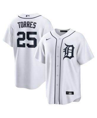 Nike - Men's Gleyber Torres White Detroit Tigers Home Replica Jersey