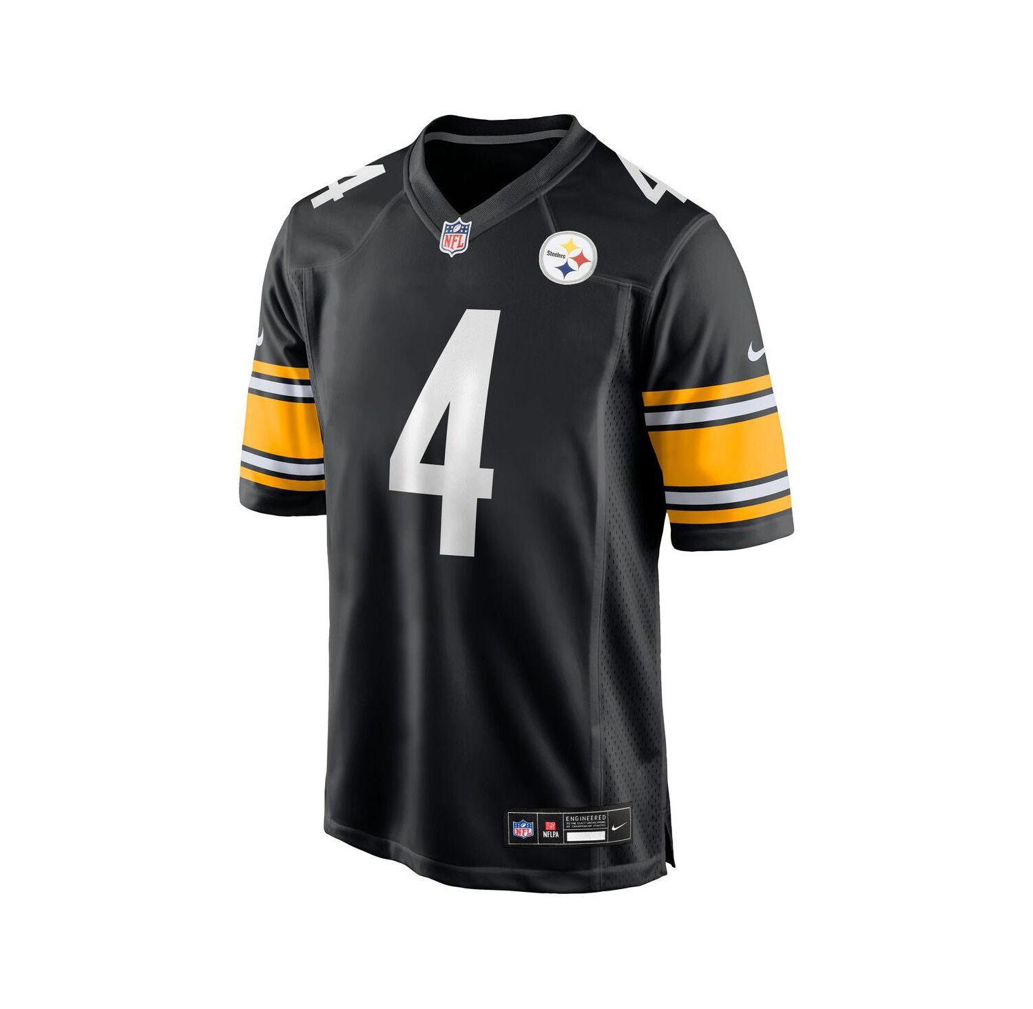 Big Boys and Girls DK Metcalf Black Pittsburgh Steelers Game Player Jersey