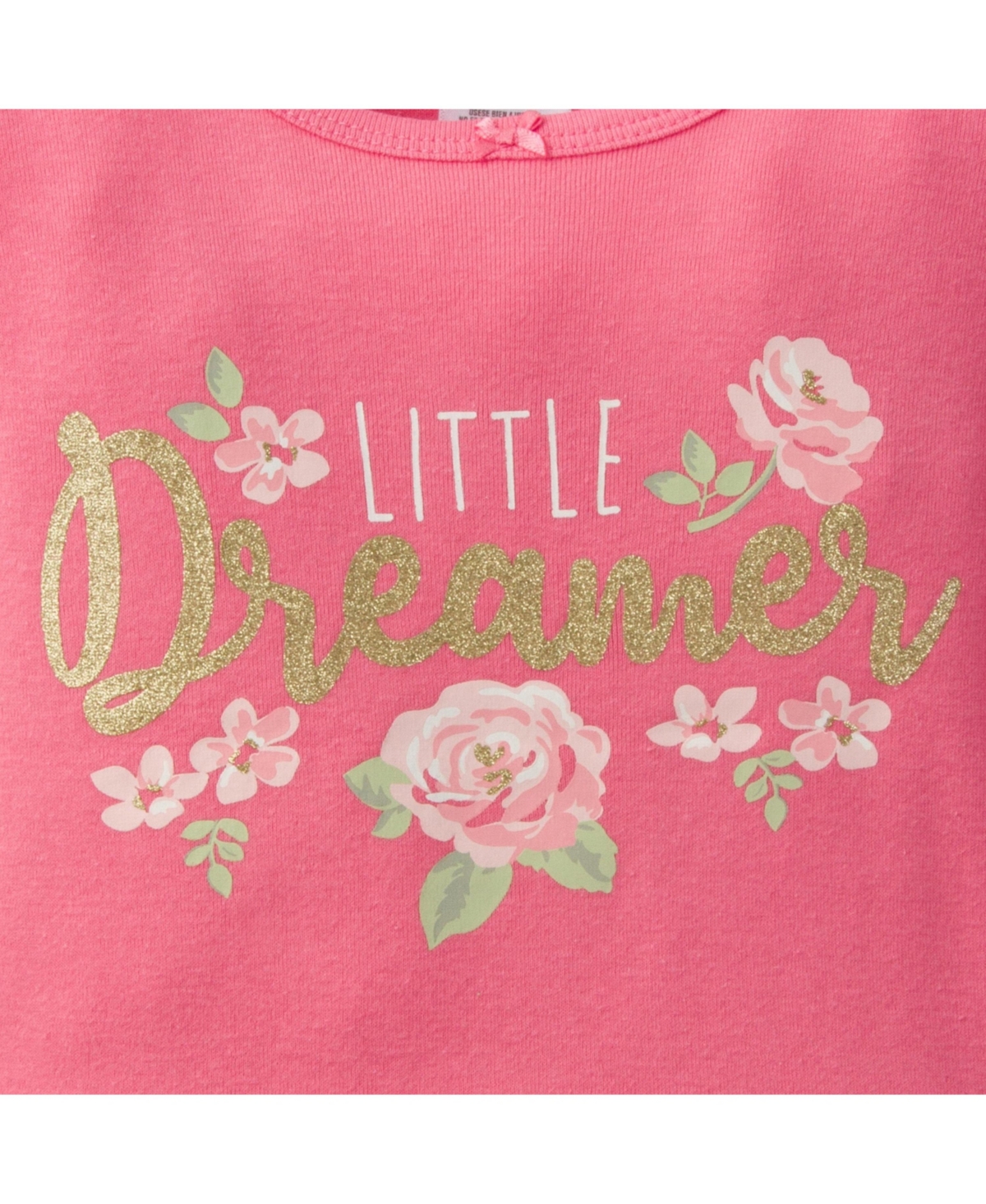 Gerber Toddler Girls 4-Piece Snug Fit Cotton Pajamas, Rose, 3T