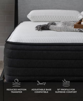 Select 10" Gel Memory Foam Hybrid Cushion Firm Tight Top Mattress in a Box - Full