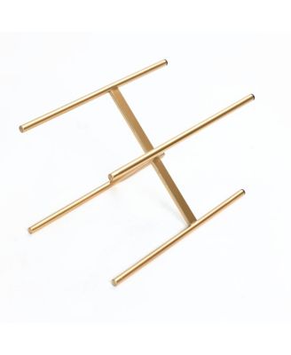 Set of 2 Black Floral Stamped Metal Cachepot Planters