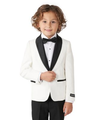 OppoSuits Toddler and Little Boys 3-Piece Pearly Solid Tuxedo Set