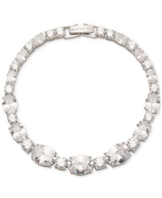 美品 GIVENCHY ジバンシー マルチカラー ストーン ブレスレット Givenchy Silver-Tone Mixed-Cut Cubic Zirconia Tennis