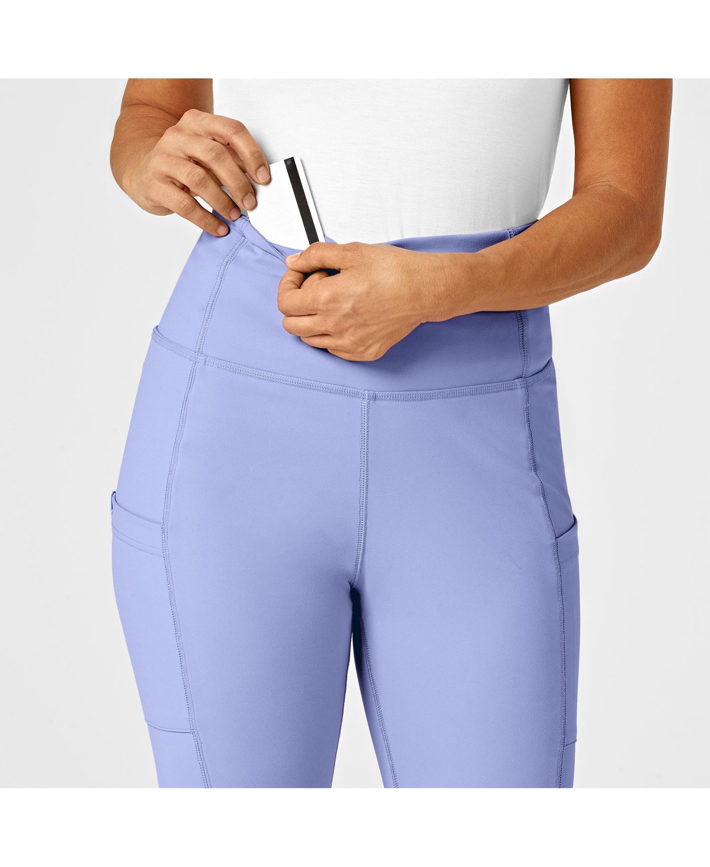 Женские брюки Wink Renew Straight Leg Yoga Scrub Pant Regular, цвет: Синий — фото 6