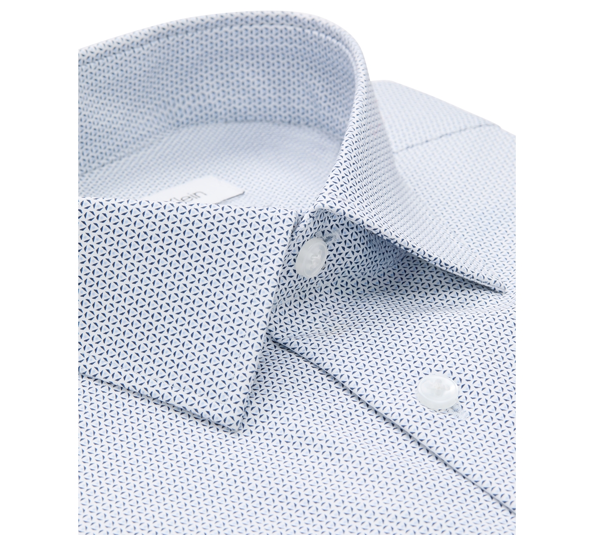 Calvin Klein Steel Dress Shirt Men Light Blue Slim Fit Button Up Fts9 In Blue