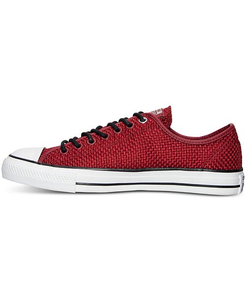 Converse Men S Chuck Taylor All Star Ox Amp Cloth Casual Sneakers
