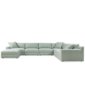 Mayela 5-Pc. Fabric Chaise Sectional, Exclusively at Macy's