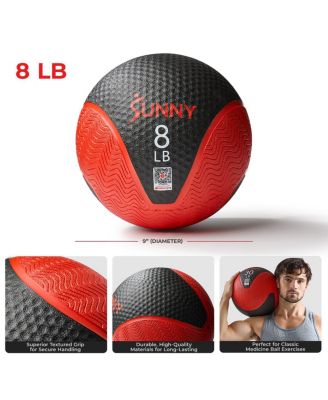 Medicine Ball 8LBS, Non-slip Grip
