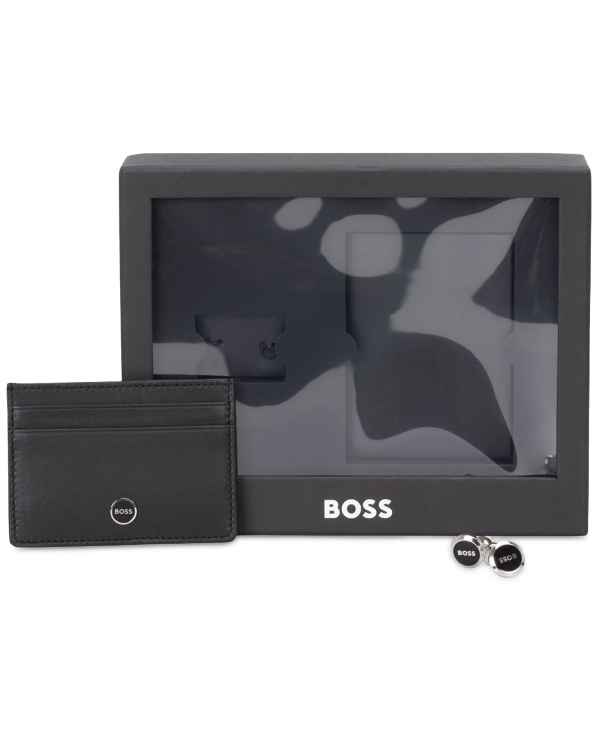 Hugo Boss By  Men's Card Case & Cufflink Set