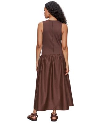 Women's Take Me Away Cotton Midi Dress