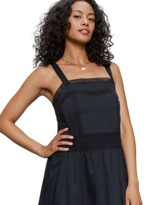 Women's Lucky You Sleeveless Lace-Inset Dress