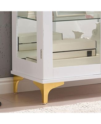 Cataleya 3-Tier Curio Display Cabinet Organizer with Storage Shelves for Figures & Collection Exhibit for Living Room, Bedroom