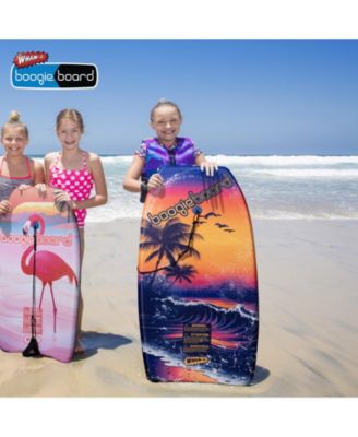 37" Body Board with Wrist Leash Fiberclad Cover Phuzion Core Crescent Tail, 2 Pack