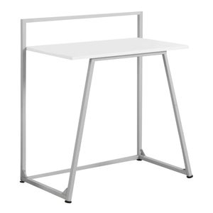 Compact Computer Desk with Storage Shelf for Home Office