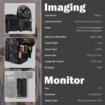 Z 6II Mirrorless Camera with f/2.8 S Lens,UHS-I U3 SDXC Memory Card, Multi-Device Shoulder Bag,Lithium-Ion Battery Pack,Smart Charger