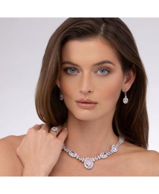 Kennedy Oval Crystalline Earrings