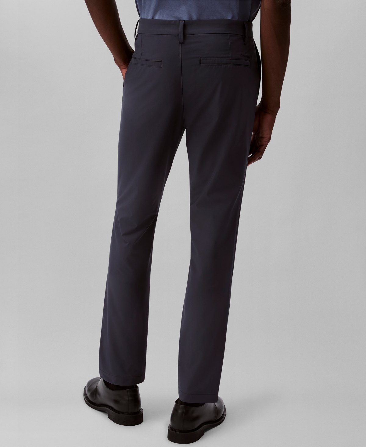 Calvin Klein Men's Slim-fit Stretch Wrinkle-resistant Tech Pants