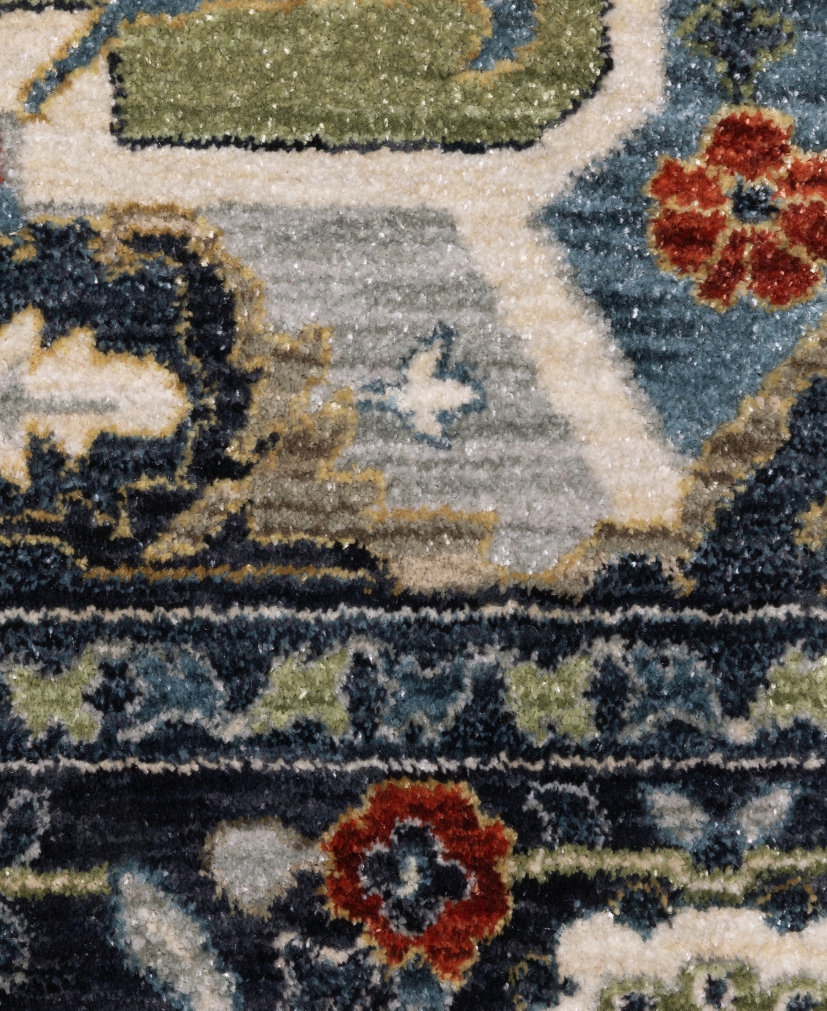 Oriental Weavers Eliana Eli09 2'3''x7'6'' Runner Area Rug In Blue