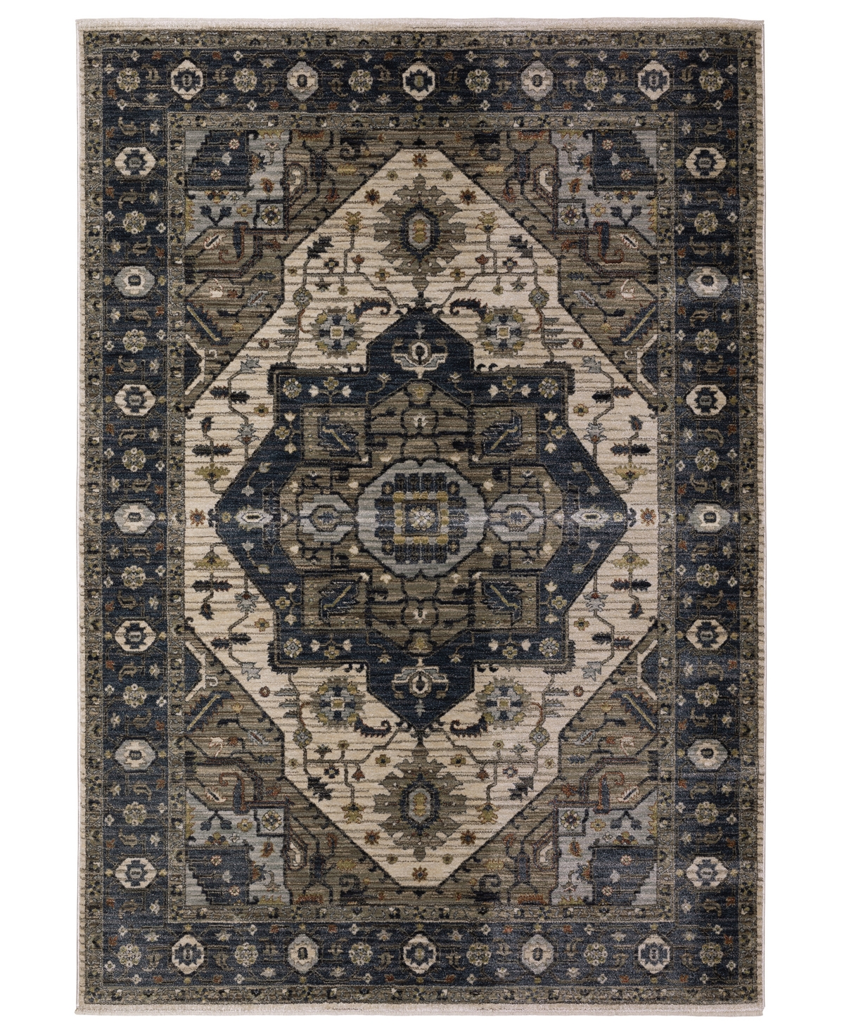 Oriental Weavers Eliana Eli05 2'3''x7'6'' Runner Area Rug In Brown
