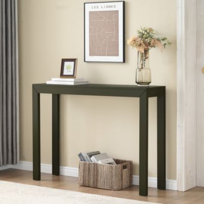 44" Russel Long Console Table - Minimalist and Slim Entryway Table for Decorative Displays, Sofa Table