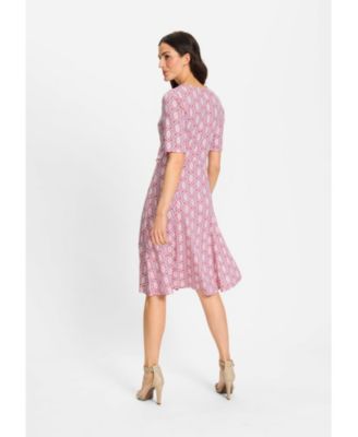 Women's Ornamental Print A-Line Dress