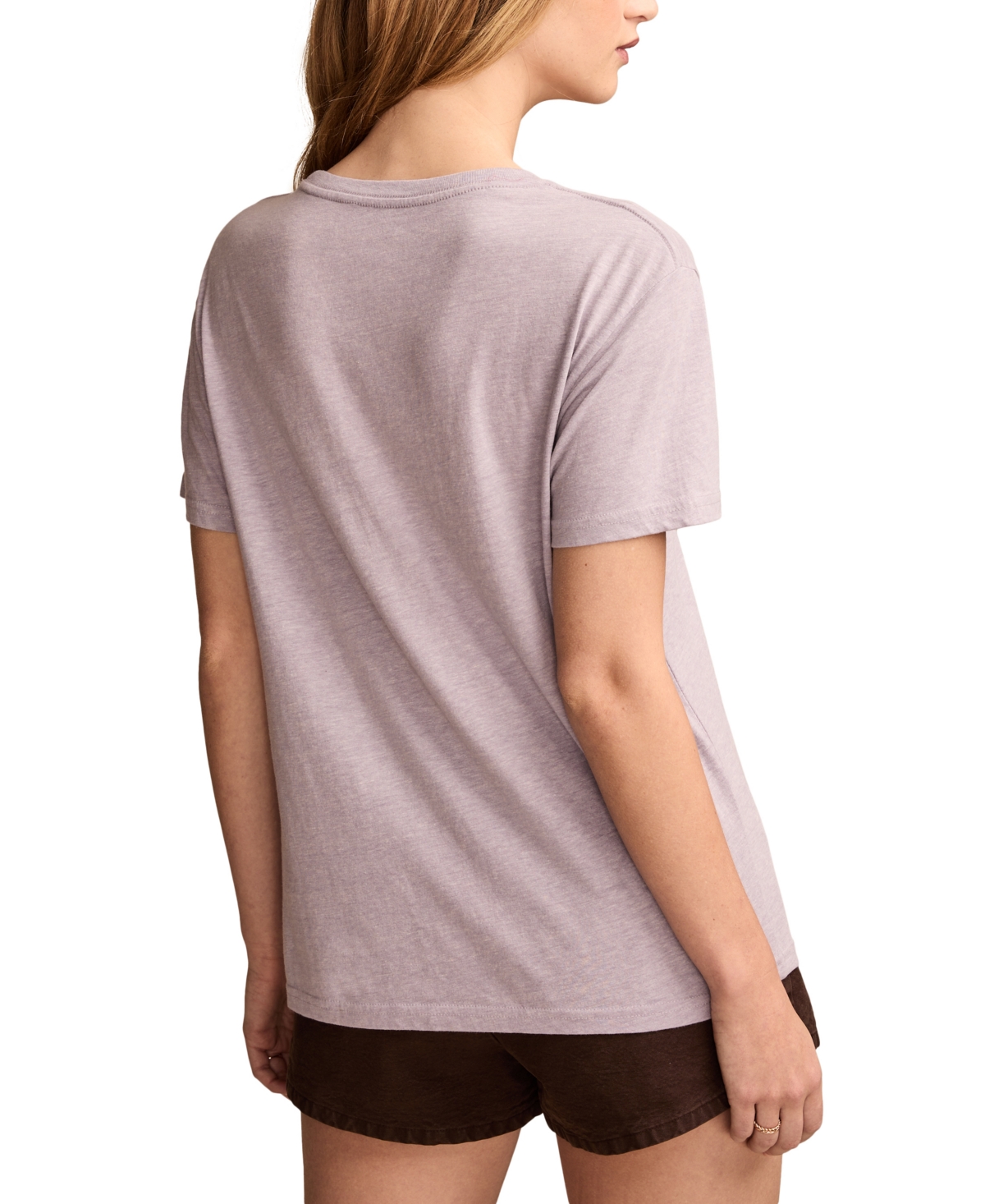 LUCKY BRAND WOMEN'S ZODIAC FLORAL BUTTERFLY BOYFRIEND T-SHIRT 