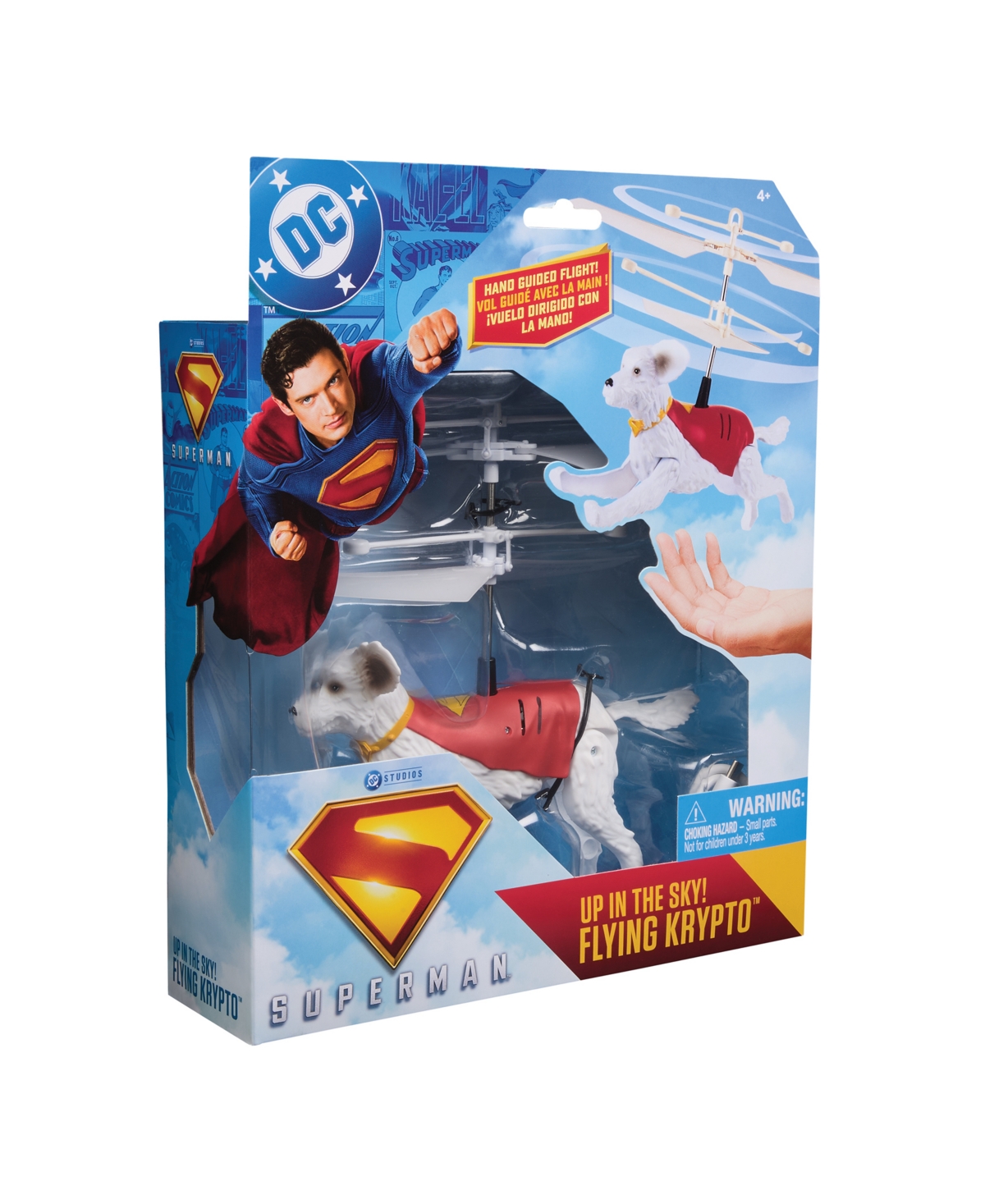 Dc Comics Flying Krypto Superdog Action Figure Toy In White