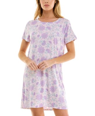 Women's Printed Short-Sleeve Sleepshirt
