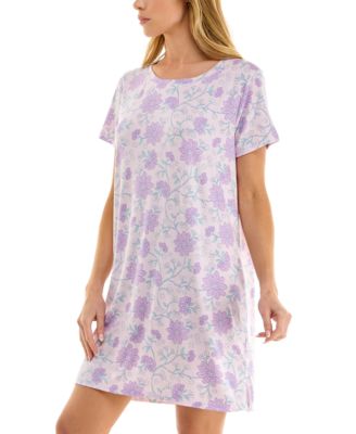 Women's Printed Short-Sleeve Sleepshirt