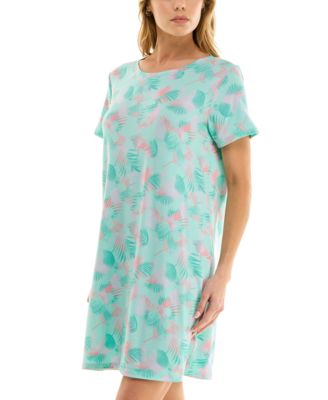 Women's Printed Short-Sleeve Sleepshirt