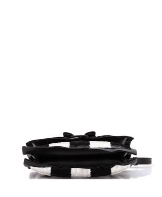 Small Viva Bow Flap Bag Sequin Embellished Leather