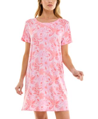 Women's Printed Short-Sleeve Sleepshirt
