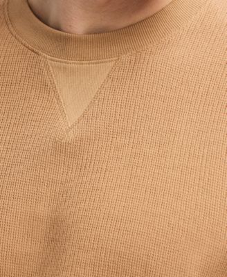 Men's Kaleb Long Sleeve Crewneck Textured T-Shirt