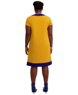 Women's Cap-Sleeve Framed Dress, Regular & Plus Sizes